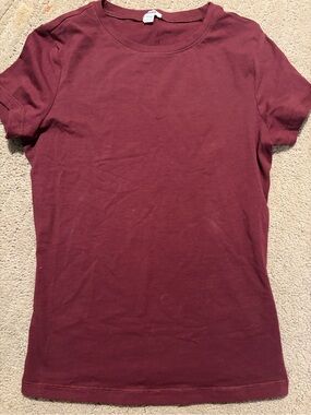 Garage Women's Short Sleeve Tee - Wine